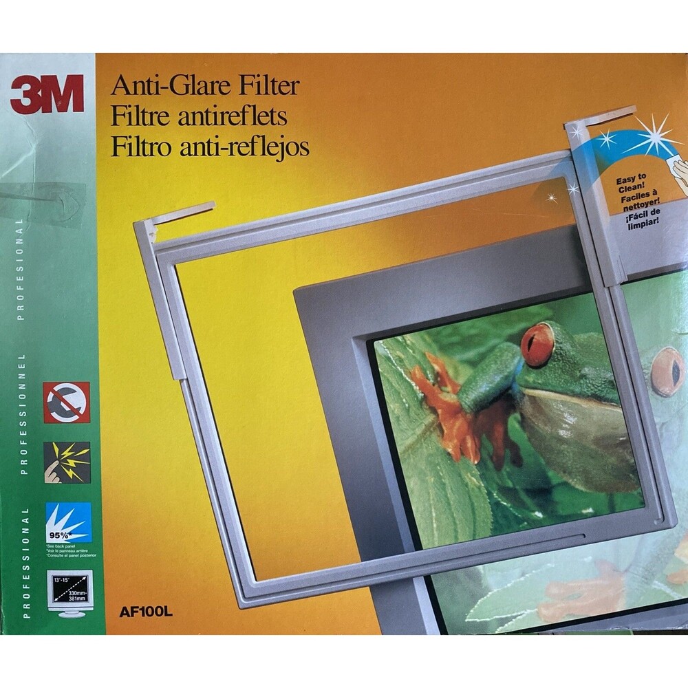 New 3M Anti Glare Filter for 13-15 inch Monitor AF100L